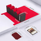 Marsguard Trading Card Deck Box with Commander Display，5 in 1 MTG Storage Holds 400+ Double-Sleeved Cards，4 Deck Boxes & Dice Tray Included，Fits MTG, TCG, PTCG & Sports Cards
