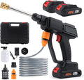 Cordless Pressure Washer, 900PSI Battery Powered with Foam Cannon, 6-in-1 Nozzle, Portable Power Washer for Car, Patio, Home & Garden Cleaning