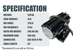 VIB200 12VDC Vibrator Vibration Motor for Salt Sand Spreader and Concrete Mixer 75Hz 200LBS