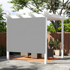 SUNNY GUARD Shade Cloth Custom Size 18x24 FT Sun Shade Screen Fabric Shade Cover Tarp with Grommets for Pergola Backyard Garden, Light Grey(We Customized)