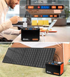 Takki 250W Portable Power Station 222Wh Camping Backup Lithium Battery with Pure Sine Wave AC Outlet 110V Solar Generator for Camping CPAP Home Use Backup Emergency Laptop