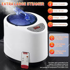 Upgraded Sauna Box for Relaxation, Detoxification, Portable Sauna for Home with Steamer, Remote Control, Folding Chair, 9 Levels, 2.6’ x 2.6’ x 5.9’