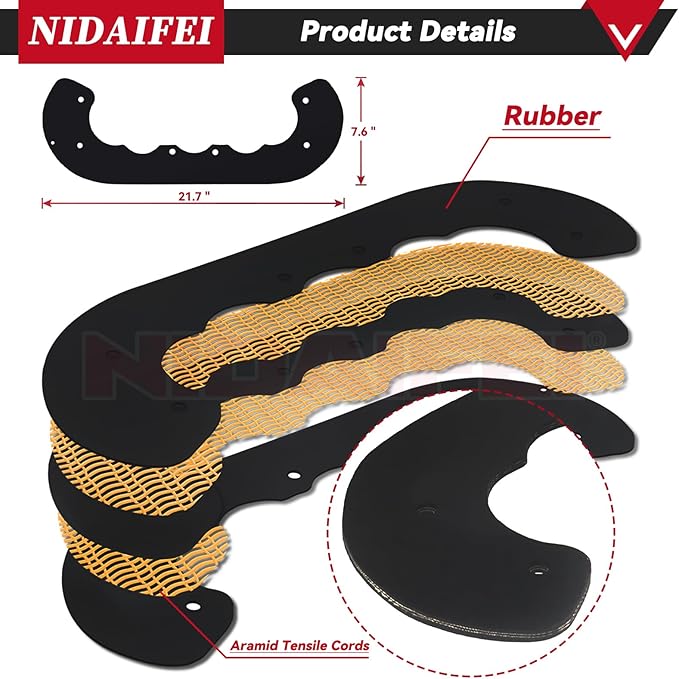 99-9313 Snow Blower Paddles with 55-8760 Scraper 95-6151 Belt Replaces 125-1128 55-9250 55-9251 559252 880771 for Toro Power Clear CCR2000 CCR2400 CCR2500 CCR3000 CCR3600 CCR3650 Snowthrowers
