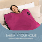 LifePro RejuvaWrap Far Infrared Sauna Blanket for Detox & Relaxation – Available in 5 Colors & 3 Models – Portable Sauna Blanket Infrared for Muscle Relief, Circulation & Recovery – 9 Heat Levels