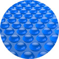 BigXwell Solar Pool Cover, 12Mil Round 18 Foot Solar Blanket for Above-Ground and In-Ground Pools, Swimming Pool, Blue 1200Series (Round 18 FT)