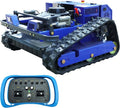 Remote Control Lawn Mower,4WD Oil-Electric Hybrid Crawler Track Mower,1.1-5.9 Inch Cutting Height Professional Landscape and Estate Mower for 100% Slope(45°) Large Turf Grass Cutting
