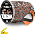 Cluparis 5-Pound Super Heavy Duty Trimmer Line .105-Inch-by-1325-ft Twist Pro Trimmer Line Spool 3-Component Tri-Extrusion Weed Eater String with Super Line Cutter