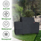 Grill Cover Fits Traeger Grills Woodridge Pro Electric Wood Pellet Grill and Smoker TFB97JLH,Outdoor Full-Length Heavy Duty Waterproof 600D Cover Compared to Traeger BAC776