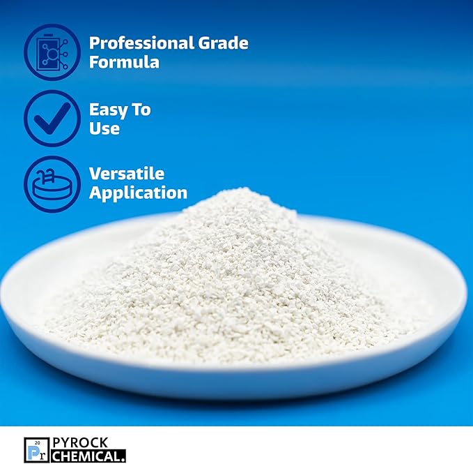 Pool Shock by Aqua Org Plus - 65% Granular Cal Hypo - Pool Shock for Swimming Pools, Spas and Hot Tubs (18 x 100 Pound)