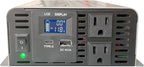 Pure sine Wave Inverter DC 12V Input and AC 110V Output with LCD Display, USB Output Port, Type-C Output Port(500W)