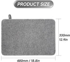 Sauna Cushion, Felt Sauna Cushion with Hanging Ring, Breathable Sauna Mat for Inside Sauna or Steam Rooms, Quick Dry Design Sauna Seat Cushion, Sauna Accessories