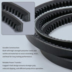 1/2 x 51'' Pump Drive Belt 603907 607400 for Hustler Raptor, Raptor Limited, Raptor SD, Raptor SDX Mowers, Lawn Mower Cogged Drive Belt Replaces OEM 607400 603907
