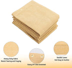 SUNNY GUARD Shade Cloth Custom Size 14x19 FT Sun Shade Screen Fabric Shade Cover Tarp with Grommets for Pergola Backyard Garden, Sand(We Customized)
