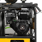 4000PSI 4GPM ZONSEN 459cc 15 HP E-Start Gas Engine Hot Water Pressure Washer Skid Mounted with 245 Gal Tank, Model HPW40DBT