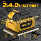 40V Weed Wacker Cordless, 8-Inch Cordless Pole Saw, Hedge Trimmer Cordless and Brush Cutter, 4-in-1 Multi Garden Tools with 2X20V 4.0Ah Batteries and Charger