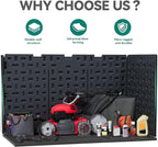 YITAHOME 200 Gallon Extra Large Deck Box, Double-Wall Resin Outdoor Storage Box with Flexible Divider for Patio Cushions Pool Supplies Garden Tools, 990 lbs Load Capacity, Lockable (Black)