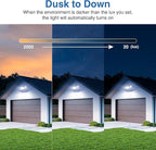 150W Motion Sensor Lights Outdoor for Outside, 15000LM LED Flood Lights Outdoor wired Dusk to Dawn, Exterior Security Floodlight Fixture Waterproof IP65, Outdoor Lighting for House, Garage 2 Pack