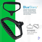 BlueStars 490-241-0002 Snowblower Starter Handle Rope Replacement Part - Compatible with Most MTD Two-Stage Snow Blowers