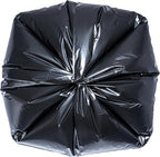 TYPLASTICS 40-45 Gallon Trash Bags Can LIners Heavy Duty 40x46" 1.5 Mil, Black 100 Count