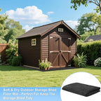 Outdoor Storage Shed Mat, 4 x 3 FT Garage Floor Mats with Reusable, Washable, Non Slip, Durable for Protects Garage Floors/Driveways/Entrance Doors/Deck [Gray]
