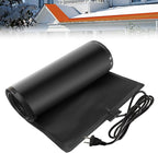 Heated Snow Melting Mats, 10ft x 13in Roof Heat Tape,Heater Ice Dam Prevention Heated Outdoor Mats Electric Snow Melting Mats for Winter Snow Removal (10 ft x 13 in)