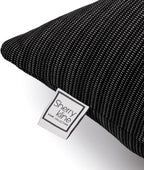 Sherry Kline Island Breeze Indoor/Outdoor Boudoir Filled Pillow, 13"x 18", Black 2 Count