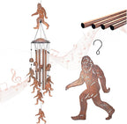 Bigfoot Wind Chimes Outdoor Big Foot Sasquatch Gifts for Men/Women/Dad/Grandpa Birthday Gift Memorial Gift Metal WindChimes for Outside/Indoors, Home, Lawn, Porch, Patio, Garden Decor, Yard Decoration