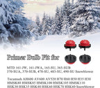 951-10639A 570682A Primer Bulb Fit for MTD Yard Machines Craftsman Troy-Bilt C-Cadet Tecumseh AV520 HMSK100 HMSK105 HMSK110 Snowblower Rep 751-10888 951-10888B (4 Pack)