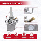 119-1980 Carburetor for Toro Power Clear 180 PC180 418ZR 418ZE Fits Toro 38272 38273 38282 38283 Stens 520-876 Snowblowers