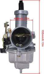 PZ30 30mm Carburetor Carb Compatible with 150cc 175cc 200cc 250cc Cable Choke Dirt Bike ATV Scooter Moped Engines Taotao SunL JCL