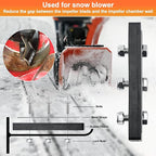 Cenipar 3/8" Snow Blower Impeller Modification Kit-4-Blade Universal-for Modifies 2-Stage Machine, Improve Efficiency of The Snow Blower(4)