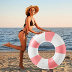 2 PCS Inflatable Pool Floats for Swimming Pool Party Lake Beach Adults - Floaties Pool Tubes Swim Rings Tubes Floaties for Beach Pool Party Decorations