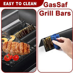 GasSaf 22.5 Flavorizer Bars 7536 for Weber Spirit 300 Side 3-Burner Grills, Spirit E/S-310, Spirit E/S-320, Spirit 700, Weber 900, Genesis Silver/Gold B C, Porcelain Grill Bars for Weber 7537 65903