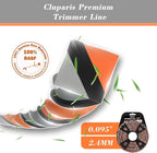 Cluparis 381-Feet Super Heavy Duty Trimmer Line .095-Inch-by-1-Pound Twist Pro Trimmer Line Bulk 3-Component Tri-Extrusion Weed Eater String with Super Line Cutter
