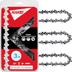 KAKEI 14 Inch Pole Saw Chain for Stihl 1/4" Pitch .043" Gauge 72 Drive Links Chainsaw Chain - 71PMM3 72 for Stihl Pole Saws (3 Chains) - Semi Chisel