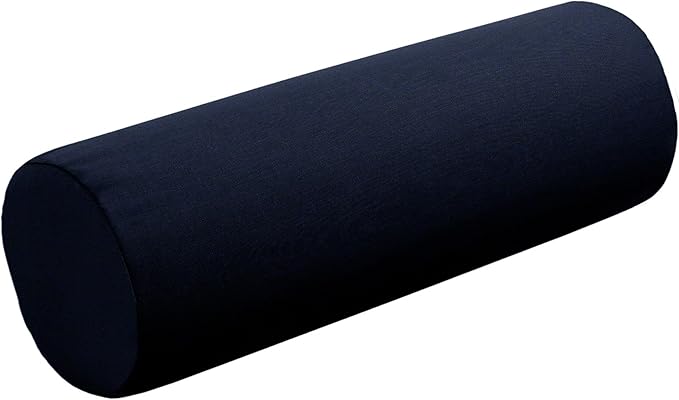 Cushion Source 20" x 6" Sunbrella Bolster Pillow, Indoor/Outdoor Decorative Support Pillow, Fade and Water Resistant, Sunbrella Navy