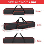 Pole Saw Bag for WORX/for DEWALT/for Greenworks/for EGO Power+/for BLACK+DECKER Electric Telescoping ChainSaw, Cordless Power Saw Storage Case for Extension Tree Trimmer Attachment(Box Only)-Red