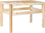 Greenes Fence Six Bucket Elevated Cedar Wood Garden Frame, 43 in. x 28 in. x 30 in. - Made in USA with North American Cedar