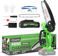 Saker Mini Chainsaw Cordless,6 Inch Chainsaw, Mini Electric Chainsaw Cordless Battery Powered,One-Hand Portable Chain Saw for Tree Trimming, Pruning&Wood Cutting, Gift for Men Dad Husband Father 2025