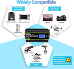 NOVOPAL 3000 Watt Pure Sine Wave Power Inverter 24V to 110V 120V Rv Inverters with 3 AC Outlets,High Power AC Terminal-16 ft Remote Control, LCD Display for Truck, Hurricane, Home