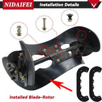 99-9313 Snow Blower Paddles with 133-5585 Scraper Blade Replaces Toro 125-1128 88-0771 55-9250 55-9251 55-9252 for Toro 210E, 210R, 421, 621, 621E, 721, 721E 721R, 721RC Snowthrowers