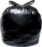 TYPLASTICS 40-45 Gallon Trash Bags Can LIners Heavy Duty 40x46" 1.5 Mil, Black 100 Count