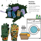 Thorn Proof&Puncture Resistant Gardening Gloves with Grip,Garden Glove for Women, Leather Yard Work Gifts