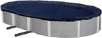 Aboveground Pool Winter Cover, Fits 15’ x 21’ Oval, Solid Blue – Includes Winch and Cable for Easy Installation, Superior Strength & Durability, Treated for UV Protection, WC1521OV