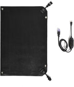 HeatTrak Heated Snow Melting Mat with Power Unit - Heated Outdoor Mats for Walkways - Electric Snow Melting Mats for Decks and Sidewalks - No-Slip Snow and Ice Melt Heated Sidewalk Mat (20” x 30")