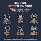 Generac 8,125 Starting Watt Portable Gas Generator - Electric Start - Includes Extension Cord - Home or RV Ready - Quiet, Long Runtime, Emergency Power - 49-State Compliant