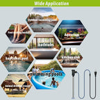 2000W Submersible Immersion Water Heater for Hot Tub & Pool – Portable Electric Heater with Wifi Timer Plug, and Auto Shut Off for Bathtub, Above Ground Pool, Baptism pool, and Baptistry