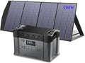 ALLPOWERS S2000 Pro Solar Generator with Panels Included, 2400W MPPT Portable Power Station with Foldable Solar Panel 200W, Solar Backup Power for Van House Outdoor Camping
