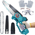 Cordless Mini Chainsaw 8+6 Inch for Makita 18V LXT (No Battery), Brushless Portable Electric Chain Saw Tool for Makita, Small Handheld Chainsaw for Pruning Shear Branch Wood Cutting Tree Trimming