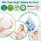 TRENDPLAY Plastic Balls for Ball Pits - Hollow Balls- Safe and Exciting Playtime - Perfect for Baby Pools, Birthday Party Decoration